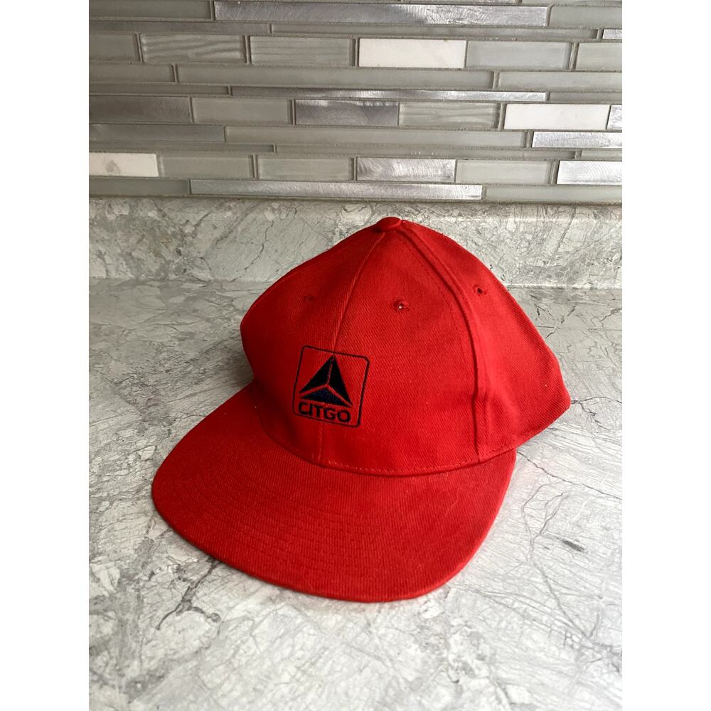 Vintage Citgo Red Snapback Hat